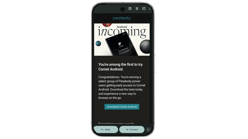 Perplexity's Comet browser for Android Perplexity's Comet browser for Android