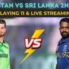 Pakistan vs Sri Lanka 2nd ODI Playing 11, live streaming, match timings