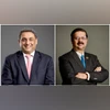 (L-R) T V Narendran, managing director and chief executive officer, Tata Steel; Koushik Chatterjee, executive director and chief financial officer, Tata Steel