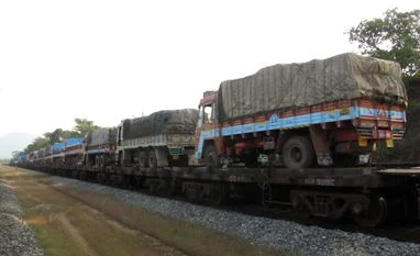 DFCCIL seeks more wagons for truck-on-train service amid rising demand truck-on-train, truck-on-train services, trains, truck