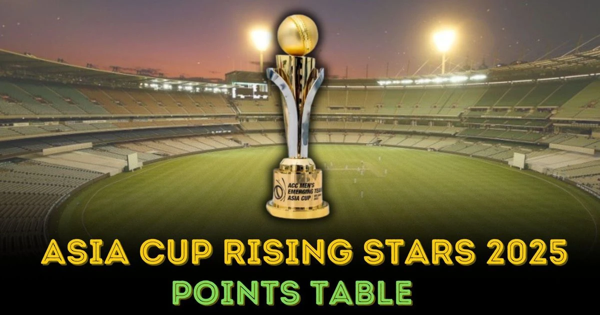 Asia Cup Rising Stars Points Table: Group Standings, India's ...