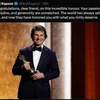Anil Kapoor congratulates:  MissionImpossible's Tom Cruise on his 1st Oscar