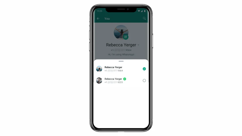 Multi-account support on WhatsApp (Image: WhatsApp) Multi-account support on WhatsApp (Image: WhatsApp)