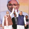 Nitish Kumar takes oath as Bihar Chief Minister for record 10th time
