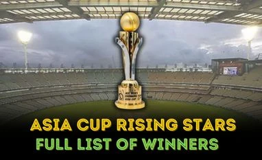 ACC Rising Stars Asia Cup: Complete list of winners and runner-ups Full list of winners and runner-ups in Asia Cup rising stars