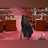 Australian senator barred from Parliament after wearing burqa in protest One Nation leader Pauline Hanson wears a burqa in the Senate chamber at Parliament House in Canberra, Australia, November 24, 2025 | Reuters