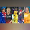 (Left to right) Shikha Pandey, Sophie Devine, Deepti Sharma, Meg Lanning, Sophie Ecclestone (Left to right) Shikha Pandey, Sophie Devine, Deepti Sharma, Meg Lanning, Sophie Ecclestone