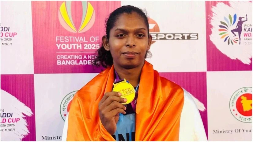Sanju Devi won the Most Valuable Player award at the Women's Kabaddi Cup 2025 Sanju Devi won the Most Valuable Player award at the Women's Kabaddi Cup 2025