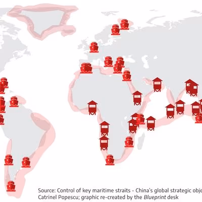 Indian Ocean: Theatre of decision in the 21st century A map depicting China's quest for maritime domination