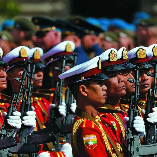 The Army’s DI MA-1 Mk II assault rifles during Russia’s Victory Day parade in Moscow, in May (Photo: Reuters) The Army’s DI MA-1 Mk II assault rifles during Russia’s Victory Day parade in Moscow, in May (Photo: Reuters)