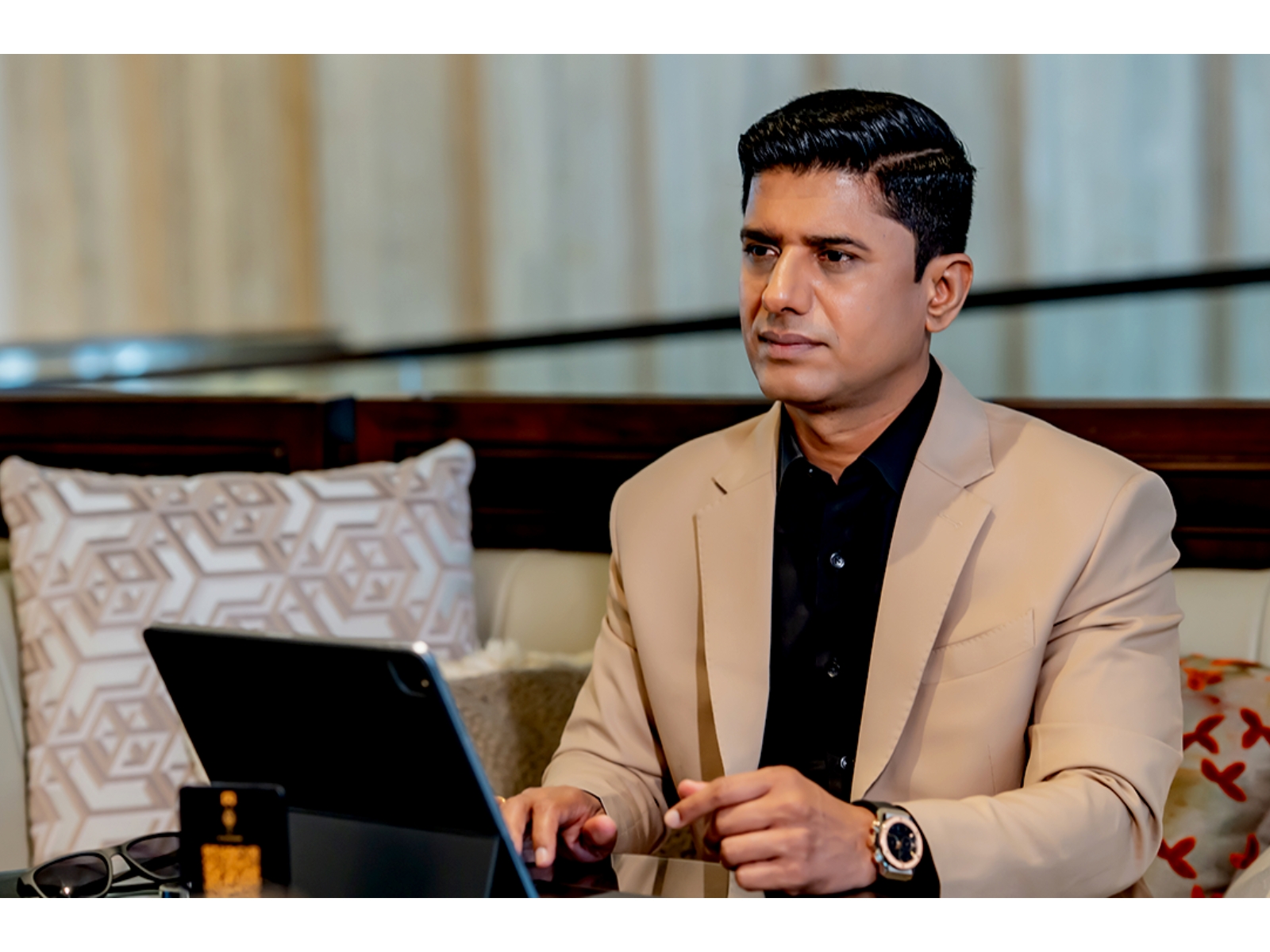 Tennis player James Blake