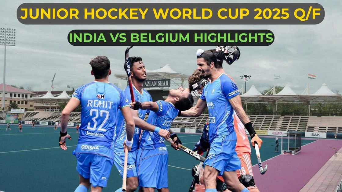 India vs Belgium HIGHLIGHTS Junior Hockey World Cup Q/F: India beat Belgium 4-3 in penalty shoot-out