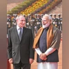 PM Narendra Modi with Russian President Vladimir Putin at Rashtrapati Bhavan, on Friday Photo: PTI PM Narendra Modi with Russian President Vladimir Putin at Rashtrapati Bhavan, on Friday Photo: PTI