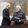 Microsoft CEO Satya Nadella and PM Modi