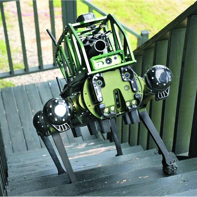 First grenade-launching robot dog (Photo: Skyborne Technologies) First grenade-launching robot dog (Photo: Skyborne Technologies)