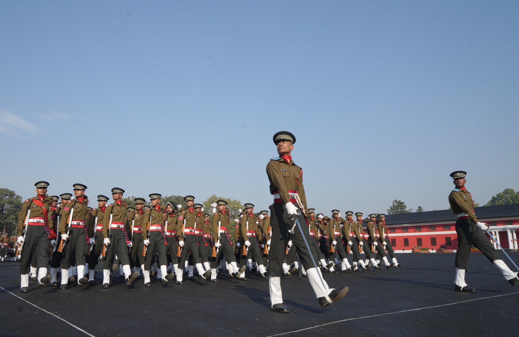 Passing out parade held at IMA Dehradun, 491 young officers join Army |  External Affairs & Defence Security News - Business Standard