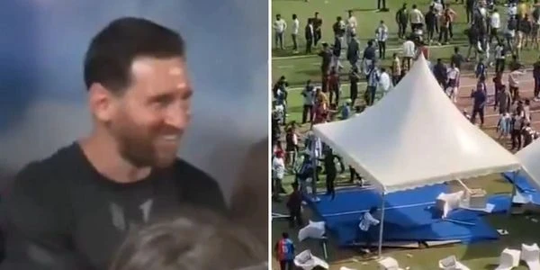 Caos en el estadio de Kolkata obliga a Messi a abandonar el campo anticipadamente