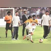 Messi's India outing: Laser-lit skylines, packed stadiums, frenzied fans