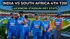India vs South Africa 4th T20I pitch report