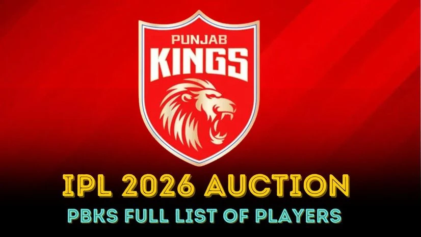 Punjab Kings full list of players IPL 2026 auction Punjab Kings full list of players IPL 2026 auction