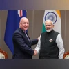 New Zealand PM Christopher Luxon with Narendra Modi