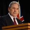 New Zealand's Foreign Affairs Minister Winston Peters