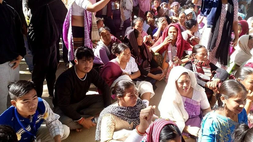 Assam Karbi Anglong protest Assam Karbi Anglong protest