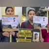 Agartala: People hold a candle march demanding justice for Anjel Chakma and protesting discrimination against people from Northeast India, in Agartala | PTI Agartala: People hold a candle march demanding justice for Anjel Chakma and protesting discrimination against people from Northeast India, in Agartala | PTI