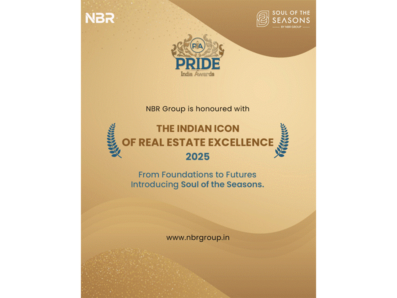 Indian Market Insights NBR Group Honoured with Indian Icon of Real Estate Excellence 2025 by Pride India Awards