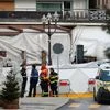 Police officers and firefighters work outside the "Le Constellation" bar, after a fire and explosion during a New Year's Eve party | Reuters