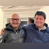 Anil Agarwal with his son Agnivesh Agarwal Anil Agarwal with his son Agnivesh Agarwal