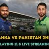 SL vs PAK 2nd T20I