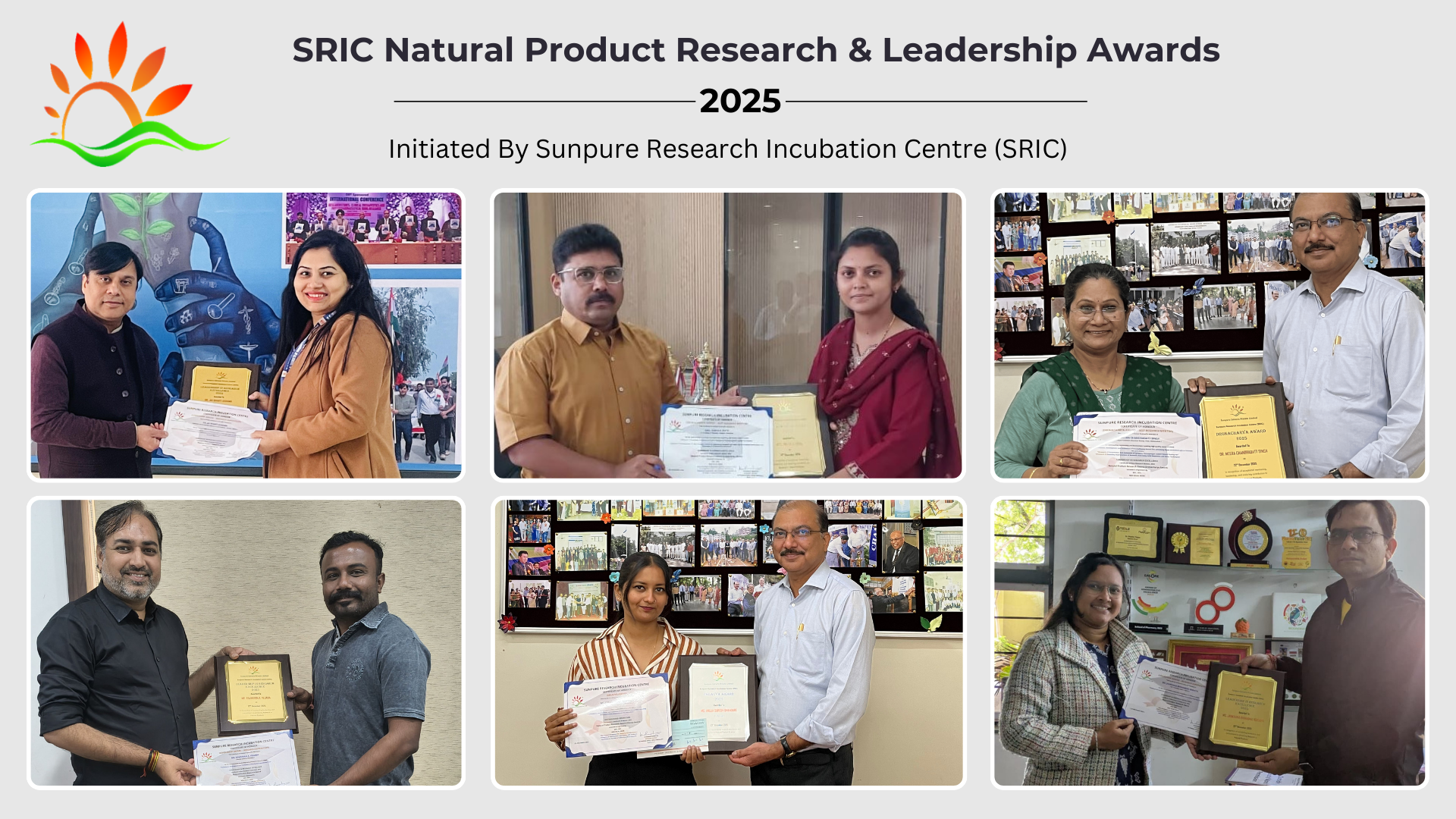 SRIC Natural Product Research & Leadership Award 2025