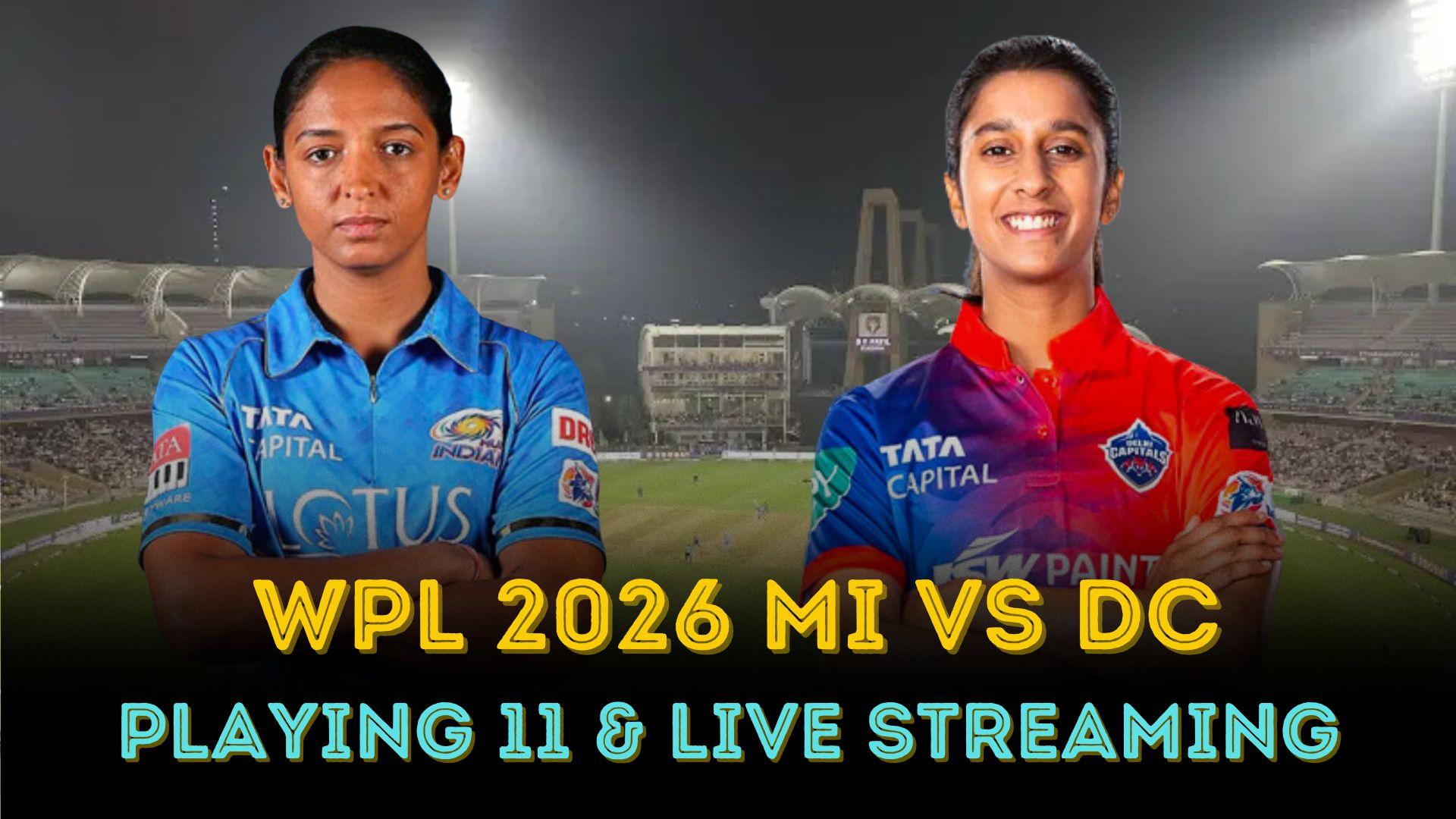 Women's Premier League 2026: MI vs DC playing 11, live time, streaming | Cricket News - Business Standard