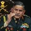 Chief of Army Staff General Upendra Dwivedi on Tuesday addresses a press conference ahead of the '78th Army Day' in New Delhi.