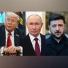 Donald Trump, Vladimir Putin, Volodymyr Zelenskyy