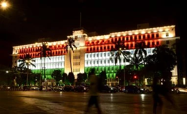 Mantralaya building Mumbai, 77th Republic Day Mantralaya building Mumbai, 77th Republic Day