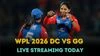 DC vs GG live streaming and broadcast details