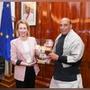 rajnath singh, kaja kallas, European Commission Defence Minister Rajnath Singh and European Commission Vice President Kaja Kallas (Photo: X/@rajnathsingh)