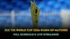 ICC T20 World Cup 2026 warm-up matches