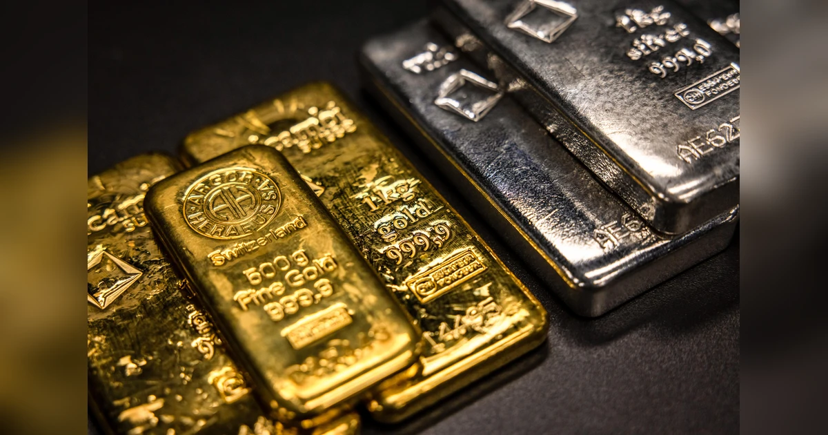 Gold, silver extend gains as dollar dips; investors eye US economic data