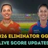 GG vs DC WPL 2026 eliminator live score