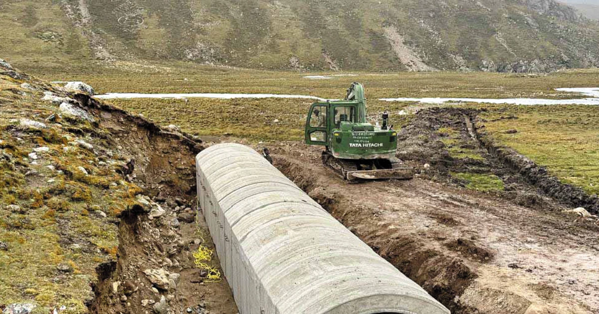 3D-printed military structures dot the Himalayas