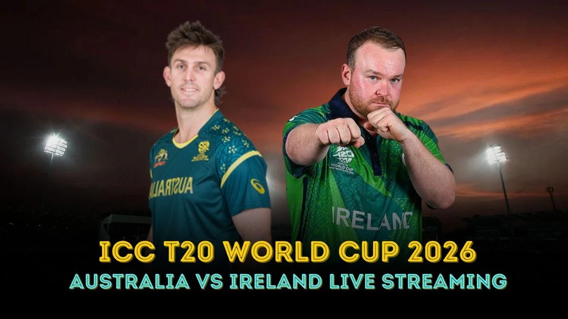 Australia vs Ireland live streaming: Where to watch T20 WC 2026 match?