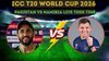 Pakistan vs Namibia T20 World Cup 2026 playing 11