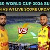 Zimbabwe vs West Indies live score T20 WC