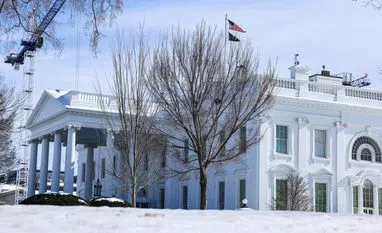 White House, US flag, United states White House, US flag, United states
