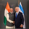 israel's pm netanyahu with PM Modi israel's pm netanyahu with PM Modi