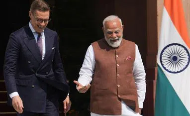 Narendra Modi with Alexander StubbNarendra Modi with Alexander Stubb Narendra Modi with Alexander Stubb