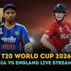 India vs England T20 World Cup 2026 live streaming semi final